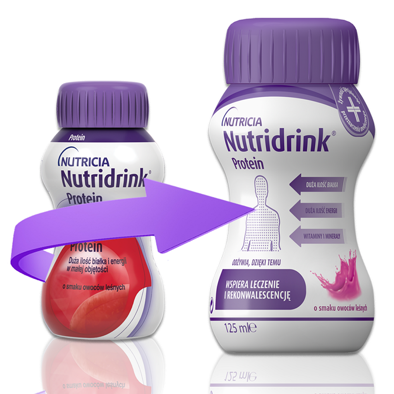 Ентеральне харчування Nutricia Nutridrink Protein Berries смак Лісові плоди